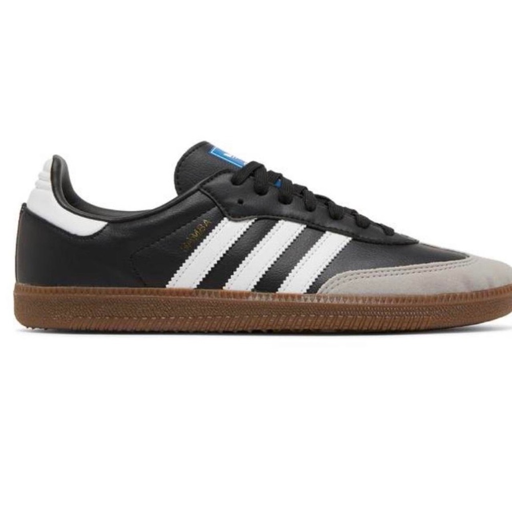 SOLD- Adidas Samba Vegan Black Gum Size 7